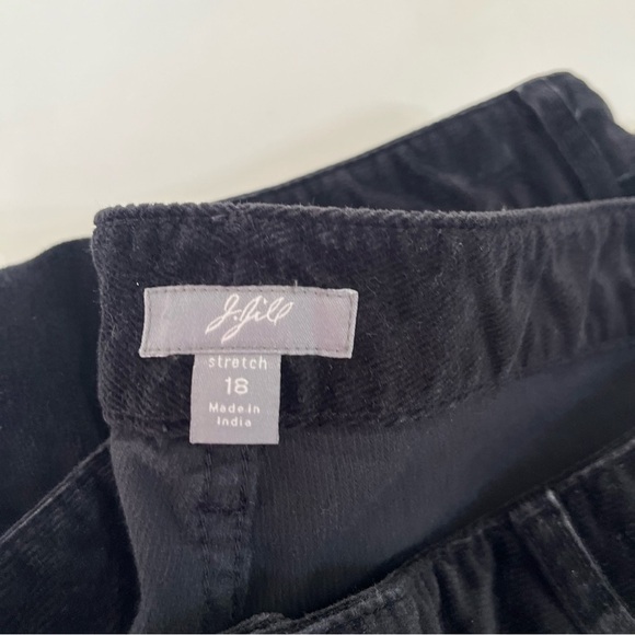 J.Jill Black Stretch High Rise Corduroy Bootcut Pants - Picture 10 of 11